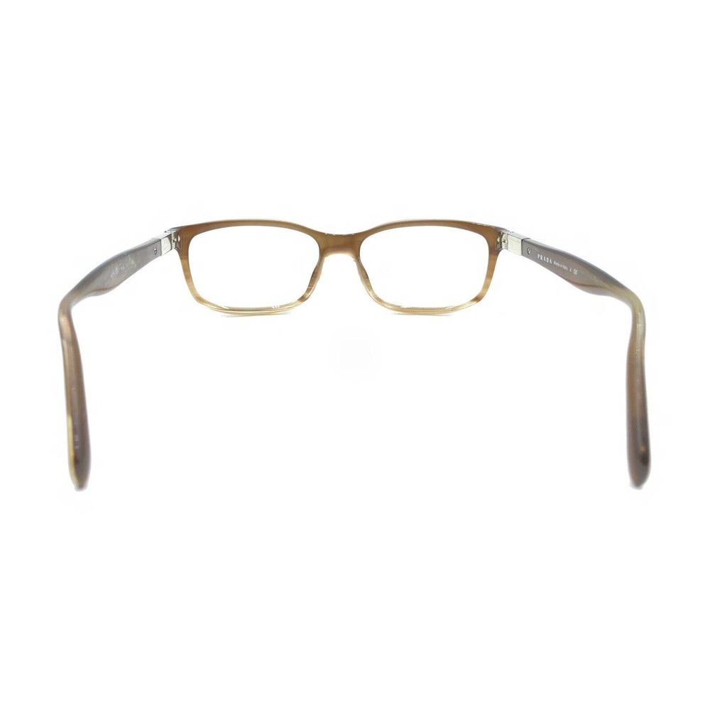 Prada Translucent Brown Rectangle Eyeglasses Fram… - image 5